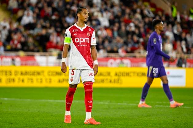FOOTBALL : AS Monaco VS Toulouse FC - Ligue 1 McDonald s - 25 10 2025 Thilo Kehrer (ASM) - Ligue 1 McDonald s match between AS Monaco and Toulouse FC on October 25, 2025 at the Louis II Stadium in Monaco. MonacoMonaco  Copyright: xWilliamxCannarellax