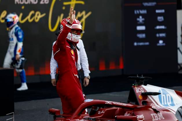F1 - MEXICO CITY GRAND PRIX 2025 LECLERC Charles (mco), Scuderia Ferrari SF-25, portrait during the 2025 Formula 1 Mexico City Grand Prix, 20th round of the 2025 FIA Formula One World Championship, WM, Weltmeisterschaft from October 24 to 26, 2025 on the Autodromo Hermanos Rodriguez, in Mexico City, Mexico - Mexico CityMexico  Copyright: xJavierxJimenezx