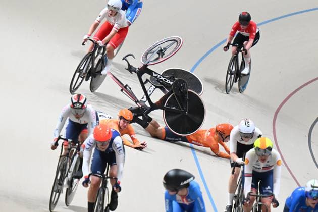 25-10-2025 World Championships Elite Women Track; Giornata 04; 2025, Olanda; Van Belle, Lisa; Wiebes, Lorena; Santiago Del Cile - Velodromo Penalolen; 
