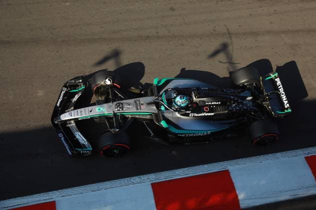 F1 Grand Prix of Mexico 2025 - Qualifying Session MEXICO CITY, MEXICO - OCTOBER 25: George Russell of Mercedes driving the (63) W16 on track during the qualifying session ahead of the F1 Grand Prix of Mexico, at Autodromo Hermanos Rodriguez, in Mexico City, Mexico on October 25, 2025. Daniel Cardenas Anadolu Mexico City Mexico. Editorial use only. Please get in touch for any other usage.  Copyright: x2025xAnadoluxDanielxCardenasx