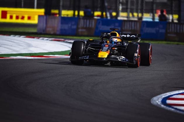 Max Verstappen driving Red Bull Racing RB21 during qualifying ahead of the F1 Grand Prix of Mexico at Autodromo Hermanos Rodriguez on October 25, 2025 in Mexico City, Mexico. Copyright: xRichardxCallis SPPx Sportspressphoto_SPR51453