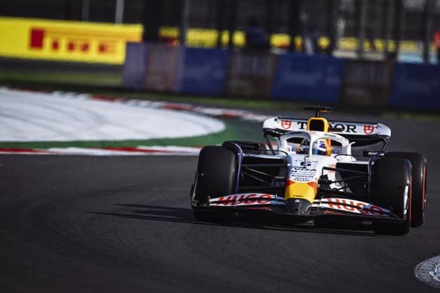 Isack Hadjar driving Racing Bulls VCARB 02 during qualifying ahead of the F1 Grand Prix of Mexico at Autodromo Hermanos Rodriguez on October 25, 2025 in Mexico City, Mexico. Copyright: xRichardxCallis SPPx Sportspressphoto_SPR51456