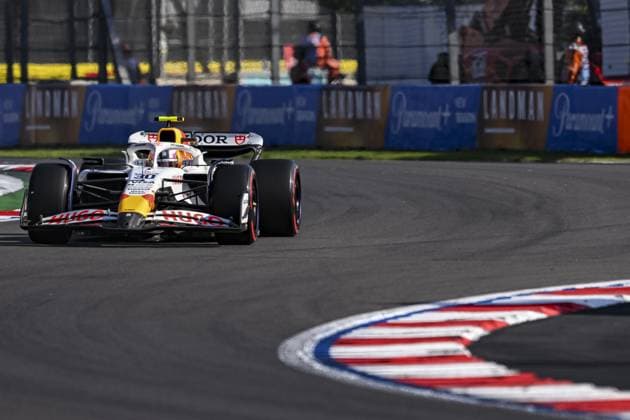 Liam Lawson driving Racing Bulls VCARB 02 during qualifying ahead of the F1 Grand Prix of Mexico at Autodromo Hermanos Rodriguez on October 25, 2025 in Mexico City, Mexico. Copyright: xRichardxCallis SPPx Sportspressphoto_SPR51461