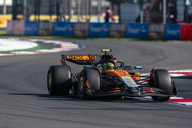 Lando Norris driving McLaren MCL39 during qualifying ahead of the F1 Grand Prix of Mexico at Autodromo Hermanos Rodriguez on October 25, 2025 in Mexico City, Mexico. Copyright: xRichardxCallis SPPx Sportspressphoto_SPR51464