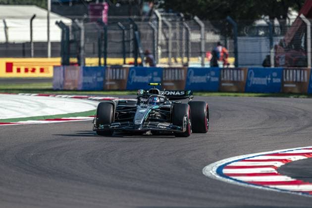 Kimi Antonelli driving Mercedes-AMG F1 W16 E Performance during qualifying ahead of the F1 Grand Prix of Mexico at Autodromo Hermanos Rodriguez on October 25, 2025 in Mexico City, Mexico. Copyright: xRichardxCallis SPPx Sportspressphoto_SPR51473