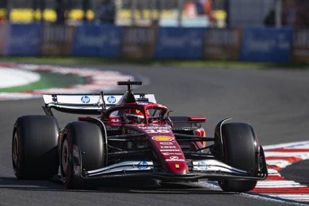 Charles Leclerc driving Ferrari SF-25 during qualifying ahead of the F1 Grand Prix of Mexico at Autodromo Hermanos Rodriguez on October 25, 2025 in Mexico City, Mexico. Copyright: xRichardxCallis SPPx Sportspressphoto_SPR51491
