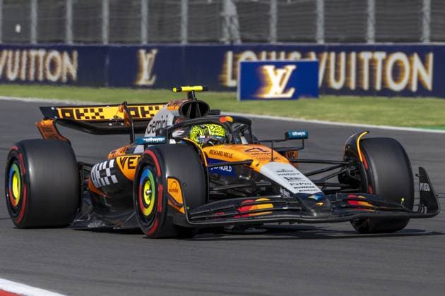 Lando Norris driving McLaren MCL39 during qualifying ahead of the F1 Grand Prix of Mexico at Autodromo Hermanos Rodriguez on October 25, 2025 in Mexico City, Mexico. Copyright: xRichardxCallis SPPx Sportspressphoto_SPR51517