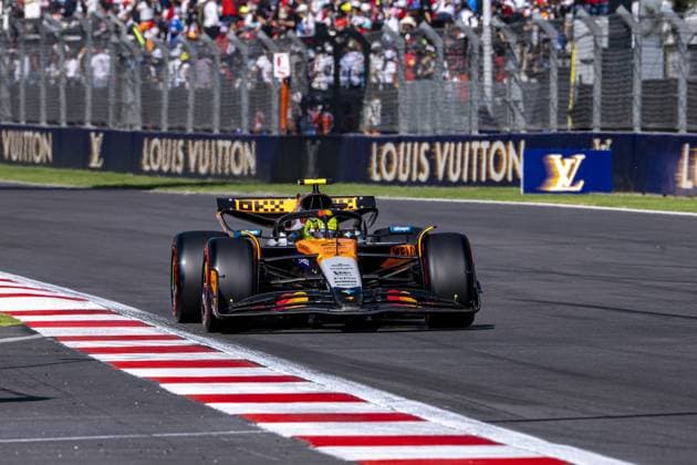 Lando Norris driving McLaren MCL39 during qualifying ahead of the F1 Grand Prix of Mexico at Autodromo Hermanos Rodriguez on October 25, 2025 in Mexico City, Mexico. Copyright: xRichardxCallis SPPx Sportspressphoto_SPR51528
