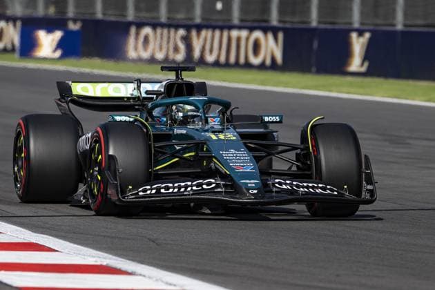 Lance Stroll driving Aston Martin AMR25 during qualifying ahead of the F1 Grand Prix of Mexico at Autodromo Hermanos Rodriguez on October 25, 2025 in Mexico City, Mexico. Copyright: xRichardxCallis SPPx Sportspressphoto_SPR51533