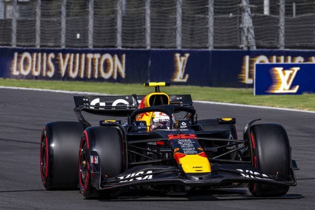 Yuki Tsunoda driving Red Bull Racing RB21 during qualifying ahead of the F1 Grand Prix of Mexico at Autodromo Hermanos Rodriguez on October 25, 2025 in Mexico City, Mexico. Copyright: xRichardxCallis SPPx Sportspressphoto_SPR51512