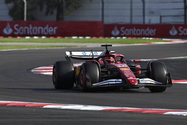 Charles Leclerc driving Ferrari SF-25 during qualifying ahead of the F1 Grand Prix of Mexico at Autodromo Hermanos Rodriguez on October 25, 2025 in Mexico City, Mexico. Copyright: xRichardxCallis SPPx Sportspressphoto_SPR51546
