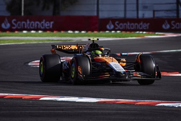 Lando Norris driving McLaren MCL39 during qualifying ahead of the F1 Grand Prix of Mexico at Autodromo Hermanos Rodriguez on October 25, 2025 in Mexico City, Mexico. Copyright: xRichardxCallis SPPx Sportspressphoto_SPR51547