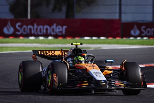 Lando Norris driving McLaren MCL39 during qualifying ahead of the F1 Grand Prix of Mexico at Autodromo Hermanos Rodriguez on October 25, 2025 in Mexico City, Mexico. Copyright: xRichardxCallis SPPx Sportspressphoto_SPR51556