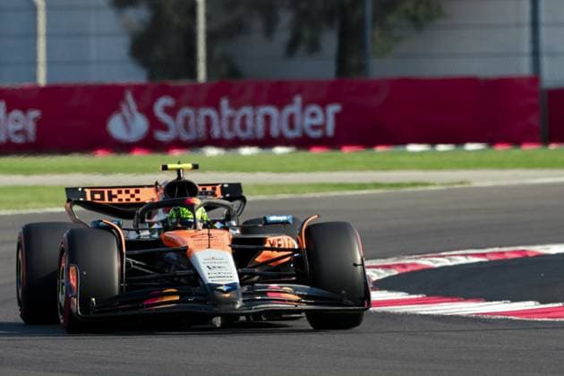 Lando Norris driving McLaren MCL39 during qualifying ahead of the F1 Grand Prix of Mexico at Autodromo Hermanos Rodriguez on October 25, 2025 in Mexico City, Mexico. Copyright: xRichardxCallis SPPx Sportspressphoto_SPR51557
