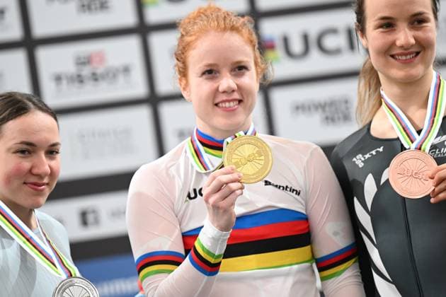 25-10-2025 World Championships Elite Women Track; Giornata 04; 2025, Olanda; Van De Wouw, Hetty; Santiago Del Cile - Velodromo Penalolen; 