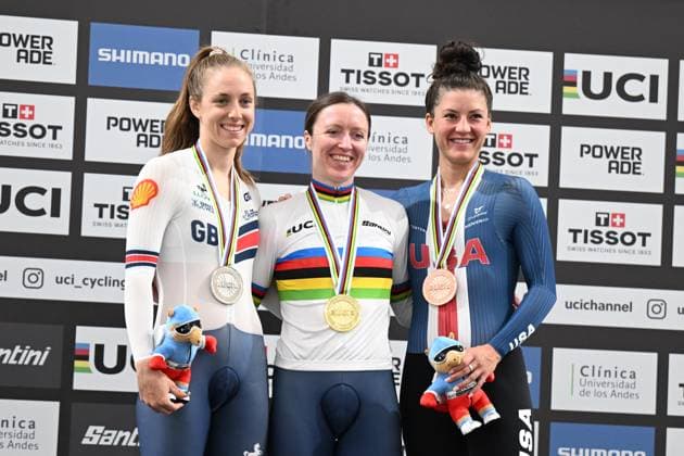 25-10-2025 World Championships Elite Women Track; Giornata 04; 2025, Great Britain; 2025, Usa; Morris, Anna; Knight, Josie; Dygert, Chloe; Santiago Del Cile - Velodromo Penalolen; 