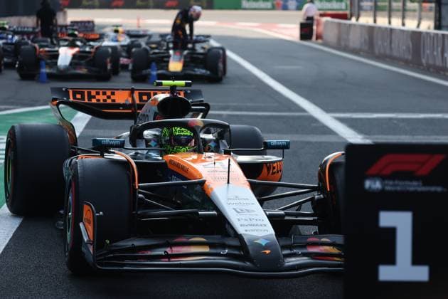 F1 Grand Prix Of Mexico City 2025 Qualifying Lando Norris of McLaren after the qualifying ahead of the Formula 1 Grand Prix of Mexico City at Autodromo Hermanos Rodriguez in Mexico City, Mexico on October 25, 2025. Mexico City Mexico  Copyright: xJakubxPorzyckix originalFilename:porzycki-f1grandp251025_npjBv.jpg