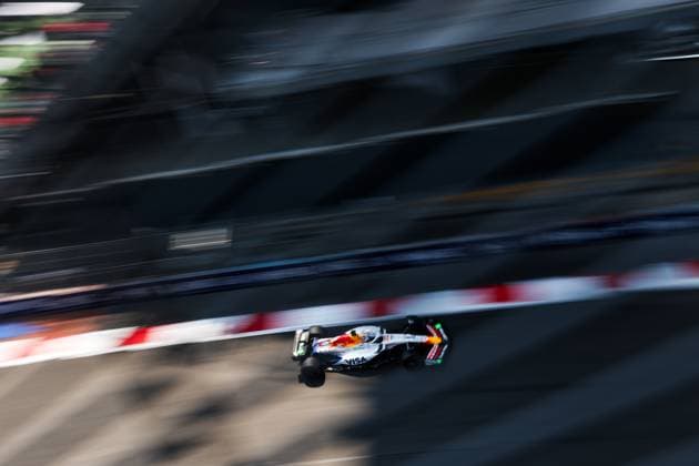 (251026) -- MEXICO CITY, Oct. 26, 2025 -- Racing Bull s French driver Isack Hadjar competes during the practice session of the 2025 Formula One Mexico City Grand Prix at the Hermanos Rodriguez Circuit in Mexico City, Mexico, Oct. 25, 2025. (Photo by Xinhua) (SP)MEXICO-MEXICO CITY-F1-GRAND PRIX-PRACTICE SESSIONS SongxHaiyuan 