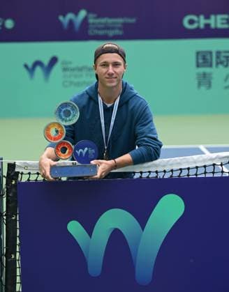 2025 ITF World Tennis Tour Junior Finals Chengdu , China Boys Singles Final Max Schoenhaus GER vs Yannick Theodor Alexandrescou ROU Winner Max Schoenhaus GER