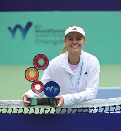 2025 ITF World Tennis Tour Junior Finals Chengdu , China Girls Single Final Jeline Vandromme BEL vs Kristina Penickova USA Winner Jeline Vandromme BEL