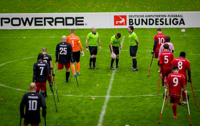 Düsseldorf, Germany 25h Oct 2025 Fortuna Düsseldorf BFC Preussen Berlin German Amputee Championship 25 10 2025
