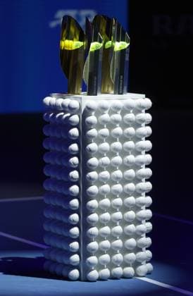 TENNIS - ATP, Tennis Herren Erste Bank Open VIENNA,AUSTRIA,26.OCT.25 - TENNIS - ATP World Tour, Erste Bank Open. Image shows the trophies.  GEPAxpictures xWalterxLuger