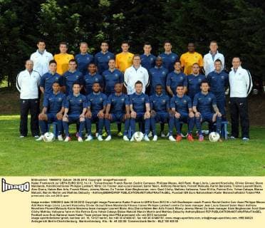 Football, EURO 2012, France National Team Squad