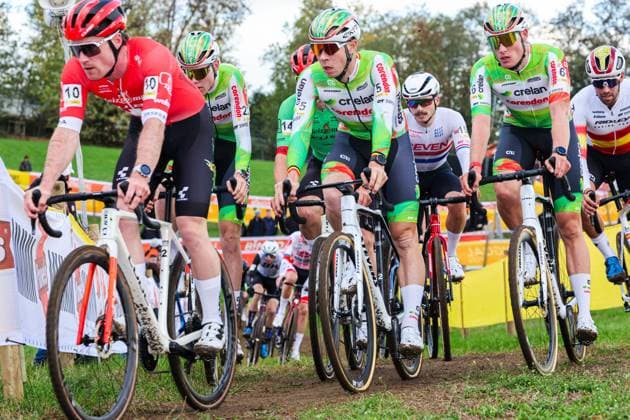 Telenet Superprestige Overijse OVERIJSE, BELGIUM - OCTOBER 26 : Sweeck Laurens (BEL) of Crelan - Corendon in action during the Telenet Superprstige Overijse cyclorcross pictured on October 26, 2025 in Overijse, Belgium, 26 10 2025 Overijse Belgium  Copyright: xGbax