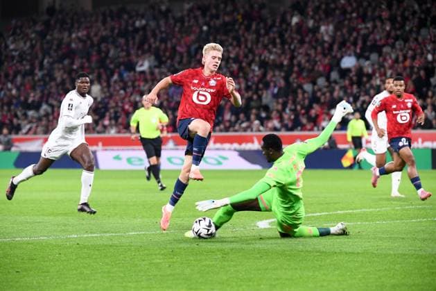 LOSC Lille v FC Metz - Ligue 1 McDonald s 2025 2026 10 Hakon Arnar HARALDSSON (losc) during the Ligue 1 McDonald s match between Lille and Metz at Stade Pierre Mauroy on October 26, 2025 in Lille, France. Lille France  Copyright: xFEPx 776348170