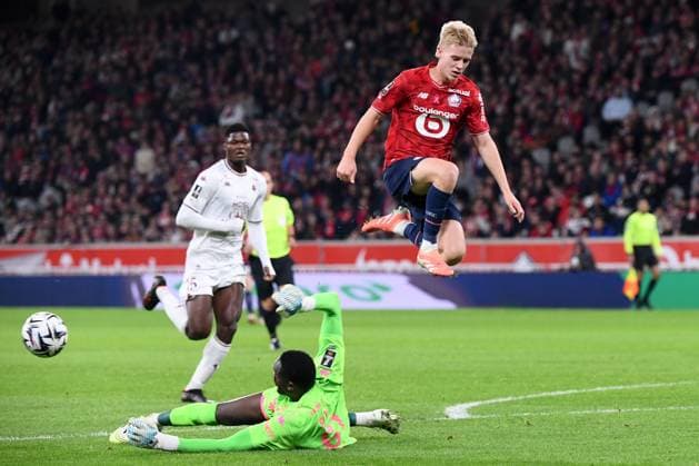 LOSC Lille v FC Metz - Ligue 1 McDonald s 2025 2026 10 Hakon Arnar HARALDSSON (losc) during the Ligue 1 McDonald s match between Lille and Metz at Stade Pierre Mauroy on October 26, 2025 in Lille, France. Lille France  Copyright: xFEPx 776348170
