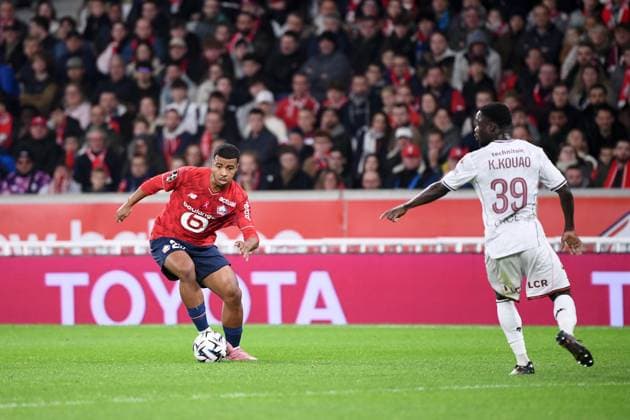 LOSC Lille v FC Metz - Ligue 1 McDonald s 2025 2026 29 Hamza IGAMANE (losc) during the Ligue 1 McDonald s match between Lille and Metz at Stade Pierre Mauroy on October 26, 2025 in Lille, France. Lille France  Copyright: xFEPx 776348170