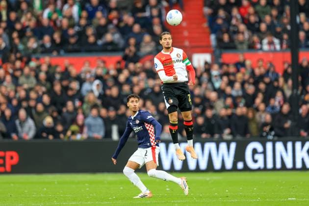 ROTTERDAM , 26-10-2025. Stadion de Kuip , season 2025 2026 , Dutch Eredivisie Football , match between Feyenoord and PSV , picture shows, Anis Hadj Moussa, Feyenoord - PSV  x31699647x Copyright: