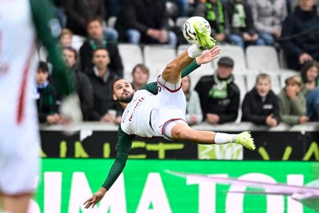 Cercle Brugge v SV Zulte Waregem - Jupiler Pro League BRUGGE, BELGIUM - OCTOBER 26 : Gavriel Stavros forward of Zulte Waregem during the Jupiler Pro League match between Cercle Brugge and SV Zulte Waregem on October 26, 2025 in Brugge, Belgium, 26 10 2025 Brugge Belgium  Copyright: xJanxDexMeuleneirx
