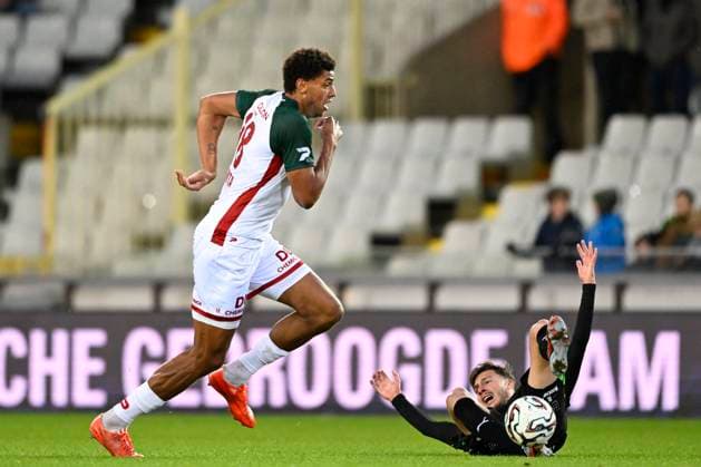 Cercle Brugge v SV Zulte Waregem - Jupiler Pro League BRUGGE, BELGIUM - OCTOBER 26 : Ementa Anosike forward of Zulte Waregem during the Jupiler Pro League match between Cercle Brugge and SV Zulte Waregem on October 26, 2025 in Brugge, Belgium, 26 10 2025 Brugge Belgium  Copyright: xJanxDexMeuleneirx