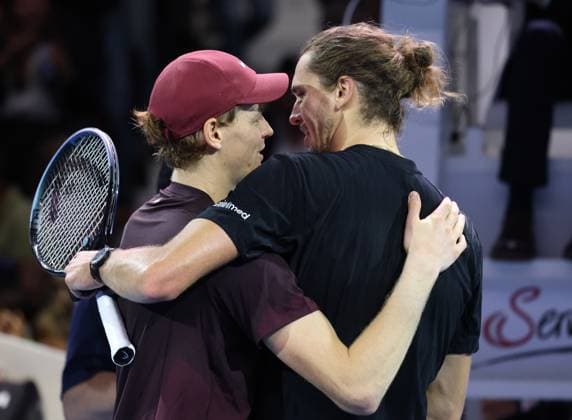 Tennis, ERSTE BANK OPEN 2025 Jannik Sinner (ITA), Alexander Zverev (GER), Vienna, Austria, October 26, 2025. Photo Felice Calabro  Copyright: xFelicexCalabro x xipa-agency.netx xFELICExCALABRO x IPA_Agency_IPA67108512