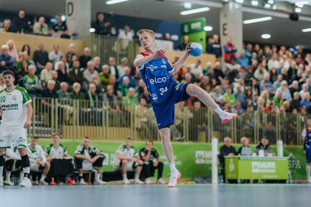 Sascha Pfattheicher HBW Balingen Weilstetten, 30 successful at 7 meters, HC Oppenweiler Backnang vs HBW Balingen Weilstetten, Handball, 2 Bundesliga, Matchday 9, Season 2025 2026, 26 10 2025, HC Oppenweiler Backnang vs HBW Balingen Weilstetten, Handball, 2 Bundesliga, Matchday 9, Season 2025 2026, 26 10 2025 Backnang Copyright: xEibner-Pressefoto LarsxNeumannx EP_LNN