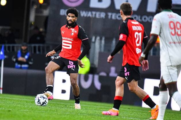 FOOTBALL : Stade Rennais vs OGC Nice - Ligue 1 - JournÃ e 9 - 26 10 2025 Mahdi Camara (Stade Rennais) RennesFrance  Copyright: xBaptistexAutissierx