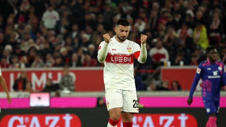 26 10 25 VfB Stuttgart 1 FSV Mainz 05 Germany, Stuttgart, 26 10 2025, Football, Bundesliga, Season 2025 2026, VfB Stuttgart 1 FSV Mainz 05 Deniz Undav VfB Stuttgart
