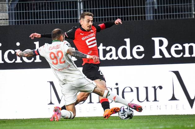 FOOTBALL : Stade Rennais vs OGC Nice - Ligue 1 - JournÃ e 9 - 26 10 2025 Valentin Rongier (Stade Rennais) RennesFrance  Copyright: xBaptistexAutissierx