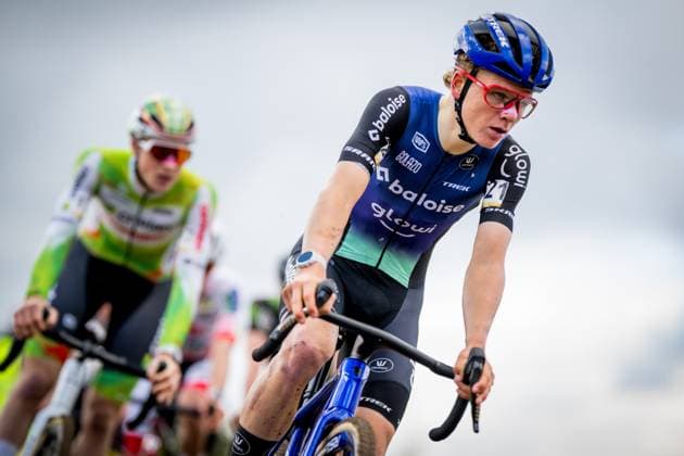 Dutch David Haverdings pictured in action during the men s elite race of the Superprestige race of Overijse, stage 2 (out of 8) in the Superprestige cyclocross competition, in Overijse, Sunday 26 October 2025. JASPERxJACOBS  x138022616x