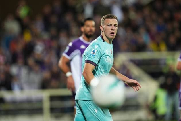 Bologna s Lewis Ferguson looks on during the Serie A soccer match between Fiorentina and Bologna at the Artemio Franchi Stadium in Florence, north Italy - Sunday, October 26, 2025 -  Copyright: xMassimoxPaolone LaPressex
