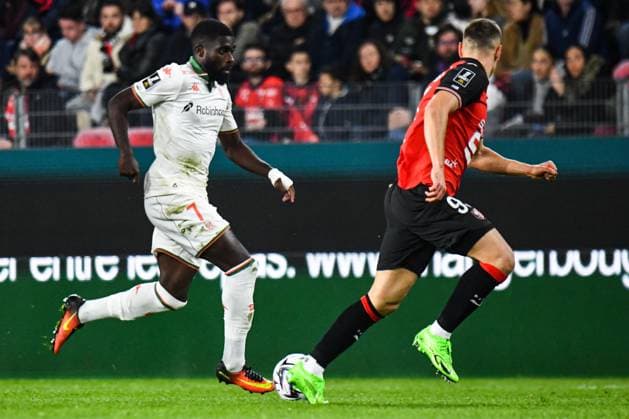 FOOTBALL : Stade Rennais vs OGC Nice - Ligue 1 - JournÃ e 9 - 26 10 2025 Jeremie Boga (OGC Nice) RennesFrance  Copyright: xBaptistexAutissierx