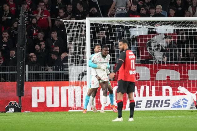 Stade Rennais FC v OGC Nice - Ligue 1 McDonald s 2025 2026 80 Yehvann DIOUF (ogcn) - 28 Juma BAH (ogcn) during the Ligue 1 McDonald s match between Rennes and Nice at Roazhon Park on October 26, 2025 in Rennes, France. Rennes France  Copyright: xFEPx 776348174