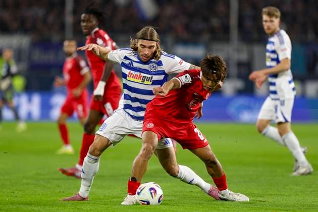 Football, 3rd division, MSV Duisburg - Rot-Weiss Essen