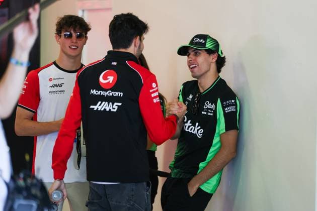 F1 - MEXICO CITY GRAND PRIX 2025 BORTOLETO Gabriel (bra), Stake F1 Team Kick C45, OCON Esteban (fra), Haas F1 Team VF-25, BEARMAN Ollie Oliver (gbr), Haas F1 Team VF-25, portrait during the 2025 Formula 1 Mexico City Grand Prix, 20th round of the 2025 FIA Formula One World Championship, WM, Weltmeisterschaft from October 24 to 26, 2025 on the Autodromo Hermanos Rodriguez, in Mexico City, Mexico - Mexico CityMexico  Copyright: xANTONINxVINCENTx