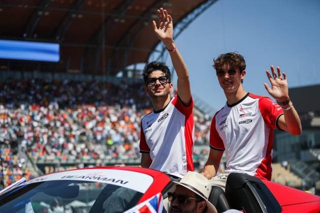 F1 - MEXICO CITY GRAND PRIX 2025 OCON Esteban (fra), Haas F1 Team VF-25, BEARMAN Ollie Oliver (gbr), Haas F1 Team VF-25, portrait during the 2025 Formula 1 Mexico City Grand Prix, 20th round of the 2025 FIA Formula One World Championship, WM, Weltmeisterschaft from October 24 to 26, 2025 on the Autodromo Hermanos Rodriguez, in Mexico City, Mexico - Mexico CityMexico  Copyright: xANTONINxVINCENTx