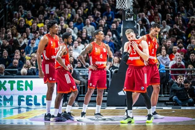 Basketball Berlin 26 10 2025 Season 2025 2026 easyCredit BBL 1 Bundesliga Men, Men Alba Berlin FC Bayern Munich Basketball defeated Munich