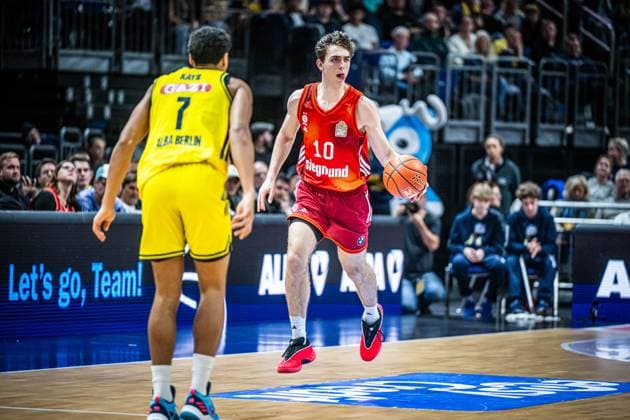 Basketball Berlin 26 10 2025 Season 2025 2026 easyCredit BBL 1 Bundesliga Men, Men Alba Berlin FC Bayern Munich Basketball Justinian Jessup Munich, No 10