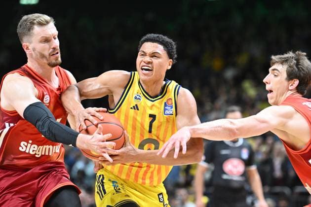 Jack Kayil ALBA Berlin, 7 GER, Alba Berlin vs FC Bayern Muenchen, Basketball, easyCredit Basketball League, Season 2025 2026, Matchday 5, 26 10 2025 GER, Alba Berlin vs FC Bayern Muenchen, Basketball, easyCredit Basketball League, Season 2025 2026, Matchday 5, 26 10 2025 Berlin Copyright: xEibner-Pressefoto RyanxSleimanx EP_RSN