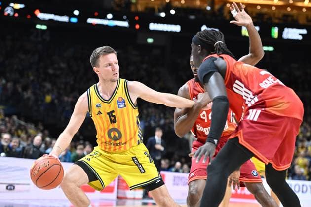 GER, Alba Berlin vs FC Bayern Muenchen, Basketball, easyCredit Basketball League, Season 2025 2026, Matchday 5, 26 10 2025 GER, Alba Berlin vs FC Bayern Muenchen, Basketball, easyCredit Basketball League, Season 2025 2026, Matchday 5, 26 10 2025 Berlin Copyright: xEibner-Pressefoto RyanxSleimanx EP_RSN